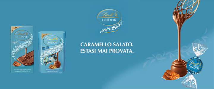 Novit&agrave; Lindor Caramello Salato
