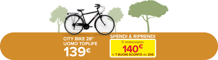 Toplife City bike da Uomo