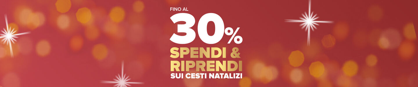 Spendi e Riprendi sui cesti di Natale