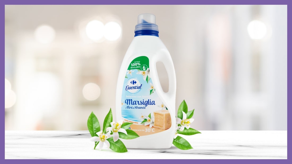 Detersivo con Sapone di Marsiglia e Fiori di Arancio