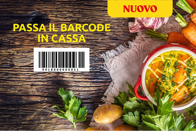 PASSA IL BARCODE IN CASSA