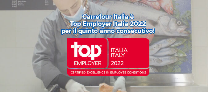 Carrefour Italia si conferma tra le aziende Top Employer