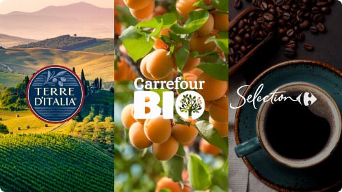 SCEGLI I PRODOTTI TERRE D’ITALIA, CARREFOUR BIO E CARREFOUR SELECTION