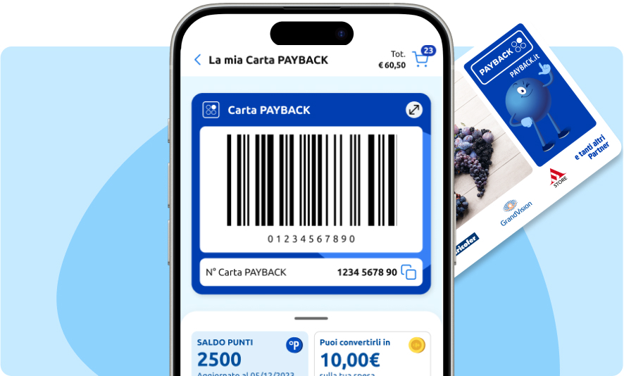 La tua Carta PAYBACK a portata di mano