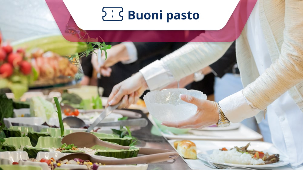 La spesa con i buoni pasto