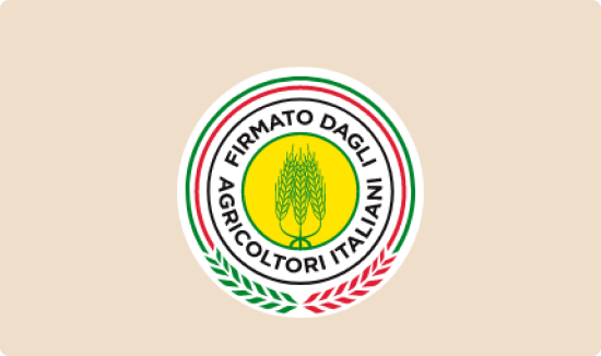 Sosteniamo gli Agricoltori italiani<br>Con il sigillo sui prodotti certifichiamo lavoro, qualità e trasparenza