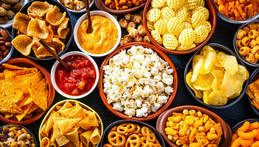 Patatine e snack salati