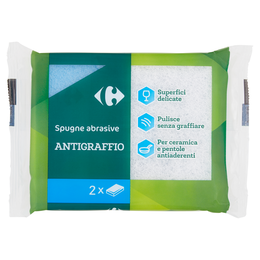 Carrefour Spugne abrasive Antigraffio 2 pz