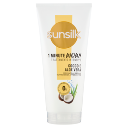 sunsilk 1 Minute Wow! Trattamento Intensivo Cocco e Aloe Vera per Capelli Secchi 180 mL