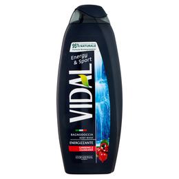 Vidal Energy & Sport Bagnodoccia Energizzante Ginseng e Guaranà 600 ml