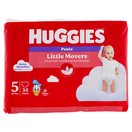 Huggies Little Movers Pants 5 12-17 Kg 34 pz