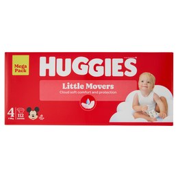 Huggies Little Movers Pannolini 4 7-18 Kg 112 pz