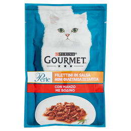 PURINA GOURMET Perle Filettini in Salsa con Manzo 85 g