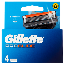 Gillette Proglide Lamette di ricambio per Rasoio da Uomo, 4 Ricariche