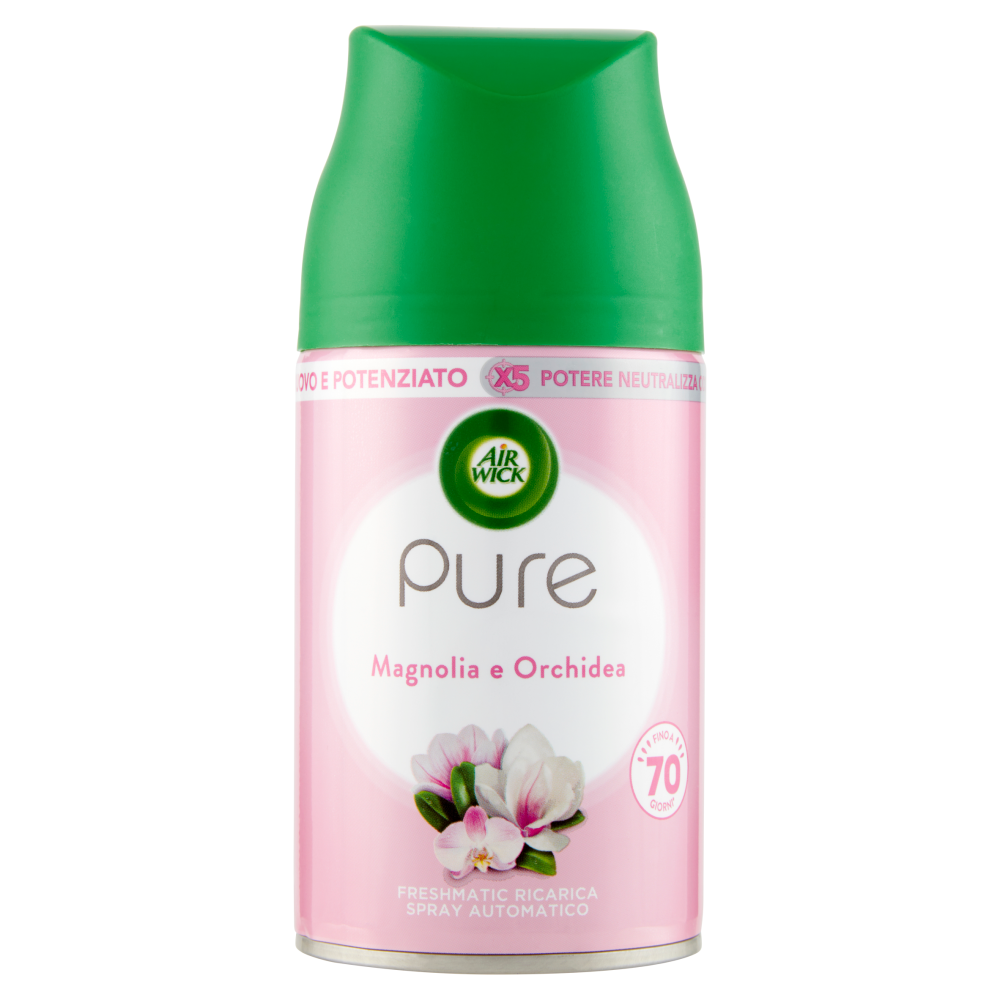 Air Wick Freshmatic Ricarica Pure Magnolia e Orchidea Profumatore per ambiente 250 ml