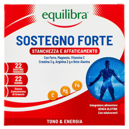 Equilibra Sostegno Forte Stanchezza e Affaticamento Bustine Monodose 22 x 8 g