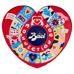 BACI PERUGINA Connection Box Cioccolatini Fondenti ripieni al Gianduia Scatola San Valentino 100g