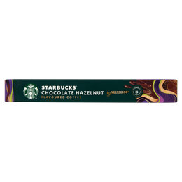 STARBUCKS Chocolate Hazelnut by Nespresso Caffè con aroma Cioccolato e Nocciola 10 Capsule 51g
