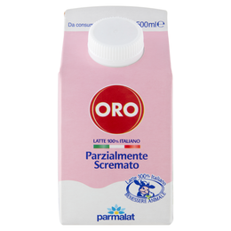 Oro Latte 100% Italiano Parzialmente Scremato 500 ml