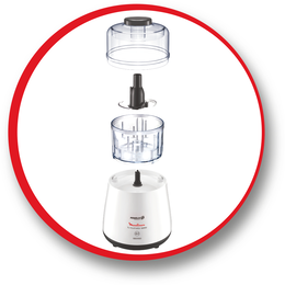 Lama Per Tritatutto MOULINEX La Moulinette - Ricambio Per Modelli DPA130, DPA133, DPA141, DPA241 - Foto 3