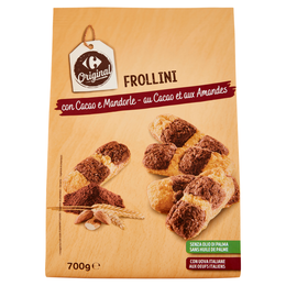 Carrefour Original Frollini con Cacao e Mandorle 700 g