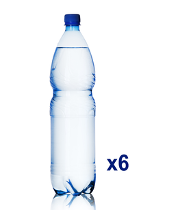 Acqua frizzante 6 bottiglie 1,5L
