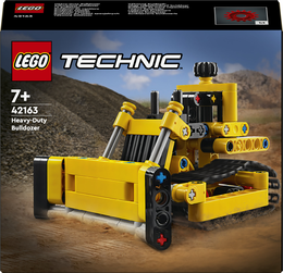 LEGO Technic 42163 Bulldozer da Cantiere, Giochi per Bambini e Bambine di 7+ Anni, Regalo per Amanti dei Veicoli Giocattolo