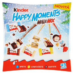 Kinder Happy Moments Mini Mix 43 Pezzi 242 g
