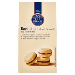 Terre d'Italia Baci di dama del Piemonte alla mandorla 150 g