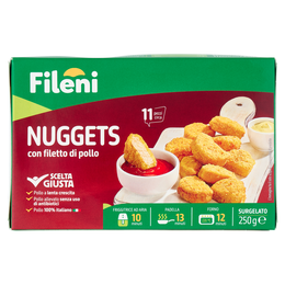 Fileni Nuggets con filetto di pollo Surgelato 250 g