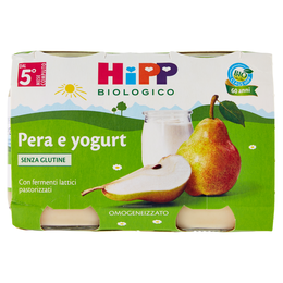 HiPP Biologico Pera e yogurt Omogeneizzato 2 x 125 g