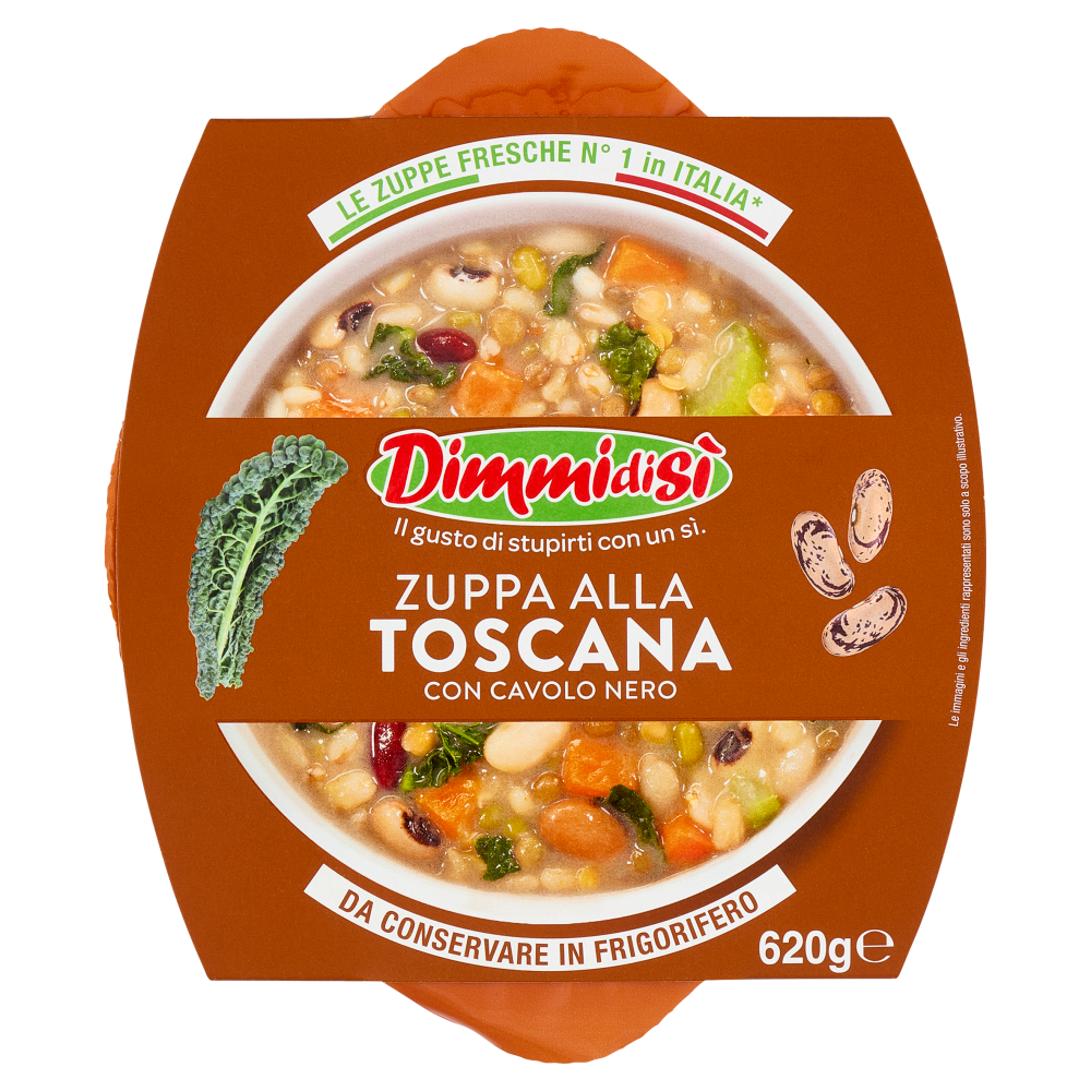 DimmidiSì Zuppa alla Toscana con Cavolo Nero 620 g