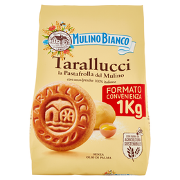 Mulino Bianco Tarallucci Biscotti con Uova Fresche 100% italiane 1Kg