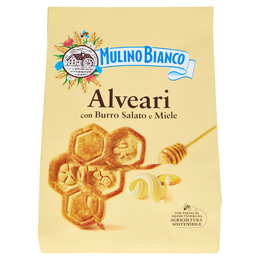 Mulino Bianco Alveari Biscotti con Burro Salato e Miele 600g