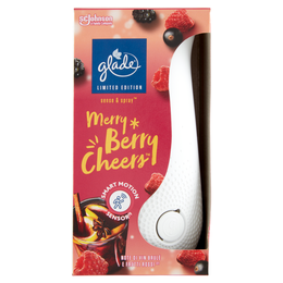 Glade Sense&Spray Profumatore per Ambienti Diffusore con Ricarica, Fragranza Merry Berry Cheers 18ml