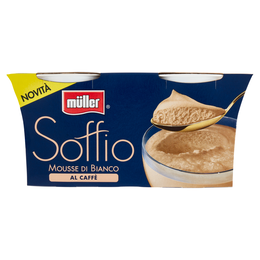 müller Soffio Mousse di Bianco al Caffè 2 x 95 g