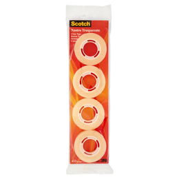 Scotch Nastro Trasparente 15 mm x 33 m 4 pz