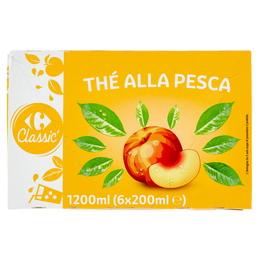 Carrefour Classic Thé alla Pesca 6 x 200 ml