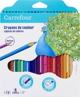 Carrefour 24 matite colorate