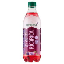 LEVISSIMA⁺ Ricarica, Acqua Minerale Naturale, Gusto Mora e Acai 50 cl