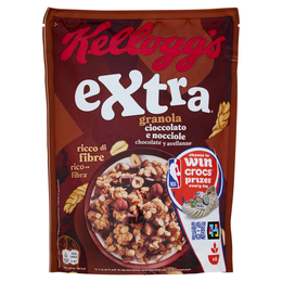 Kellogg's extra granola cioccolato e nocciole 375 g