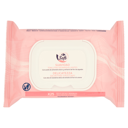 Carrefour Soft Delicatezza Salviettine Truccanti Pelli Secche e Sensibili 25 pz