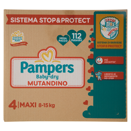 Pampers Baby-dry Mutandino Maxi 112 pz