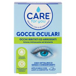 Care For You Gocce Oculari Monodose 10 X 0 5 Ml Carrefour