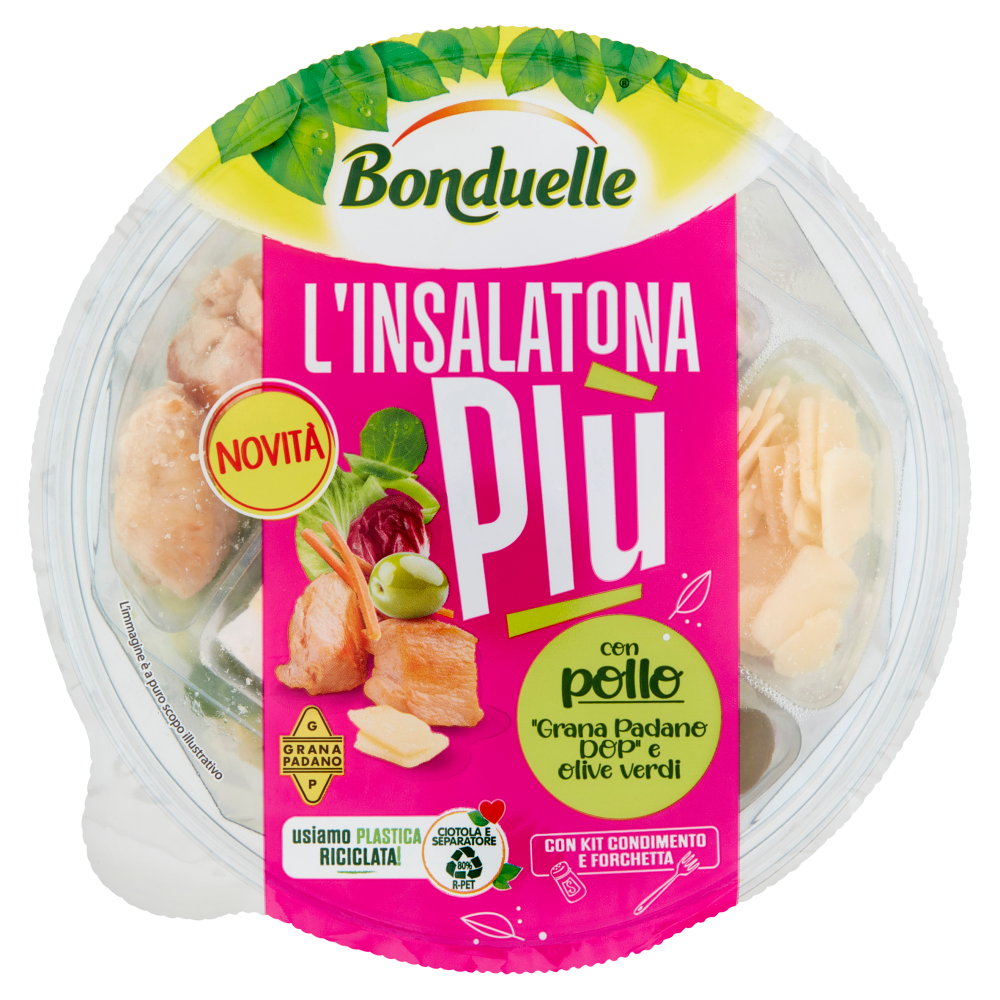 Bonduelle L'insalatona Più con pollo 'Grana Padano DOP' e olive verdi 170 g