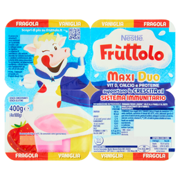 NESTLÉ FRÙTTOLO Maxi Duo Fragola - Vaniglia 4x100g