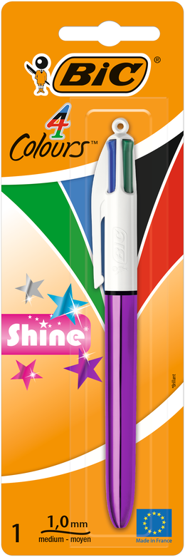 Bic 4 Colours shine medium 1,0 mm