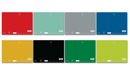 Pigna Quaderno Monocromo A4 quadrettoni 10mm 1a elementare colori assortiti