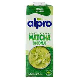 ALPRO Matcha Pronto da Bere, Bevanda di Soia con Cocco 100% Vegetale, Senza Lattosio, No Glutine,1L