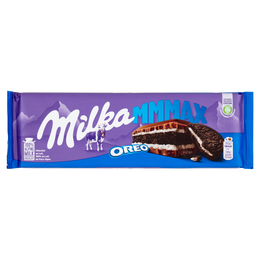 Milka Mmmax, maxi tavoletta di cioccolato al latte ripieno di biscotti Oreo - 300g